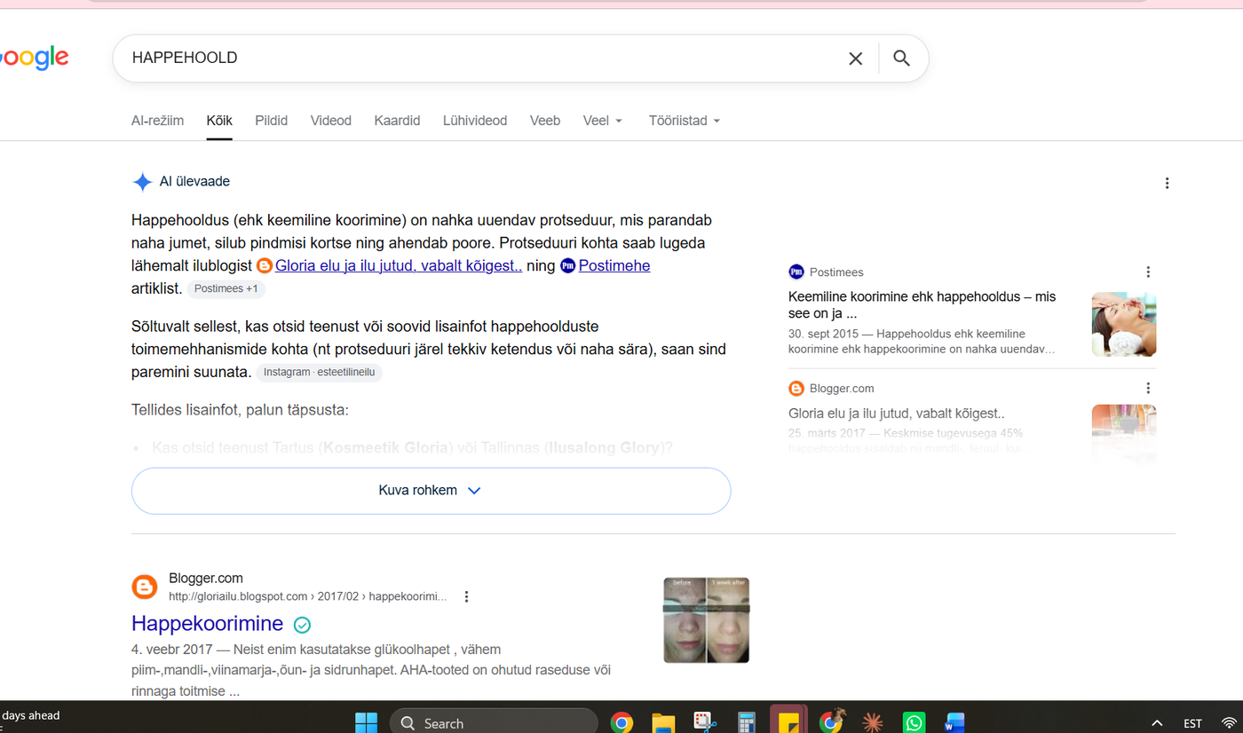 9 year old blog  gets AI citation