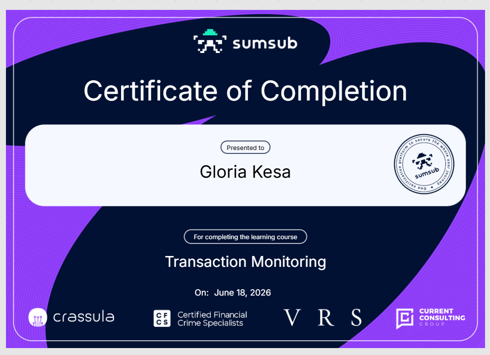 AML transaction monitoring