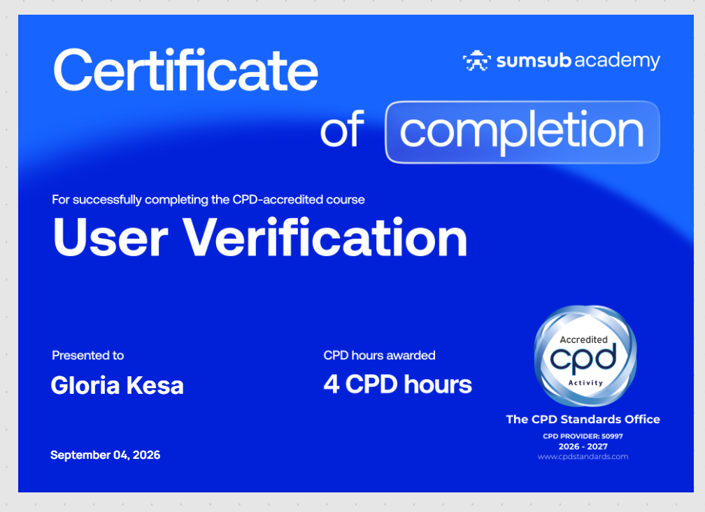 user verification sumsub 09 04 210921